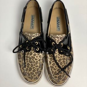 Sperry Top Sider Leopard shoes